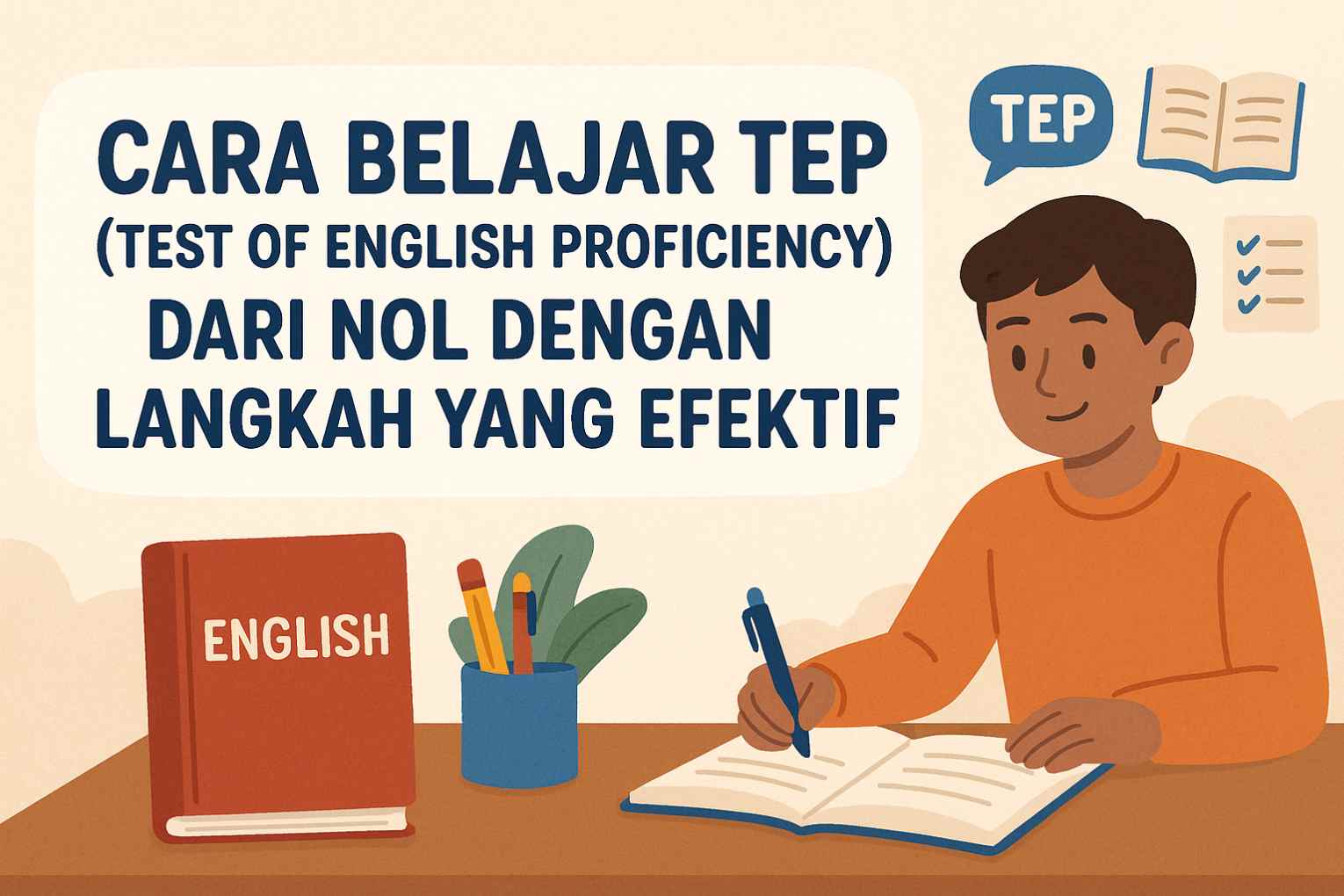 Cara Belajar TEP (Test of English Proficiency) dari Nol dengan Langkah yang Efektif